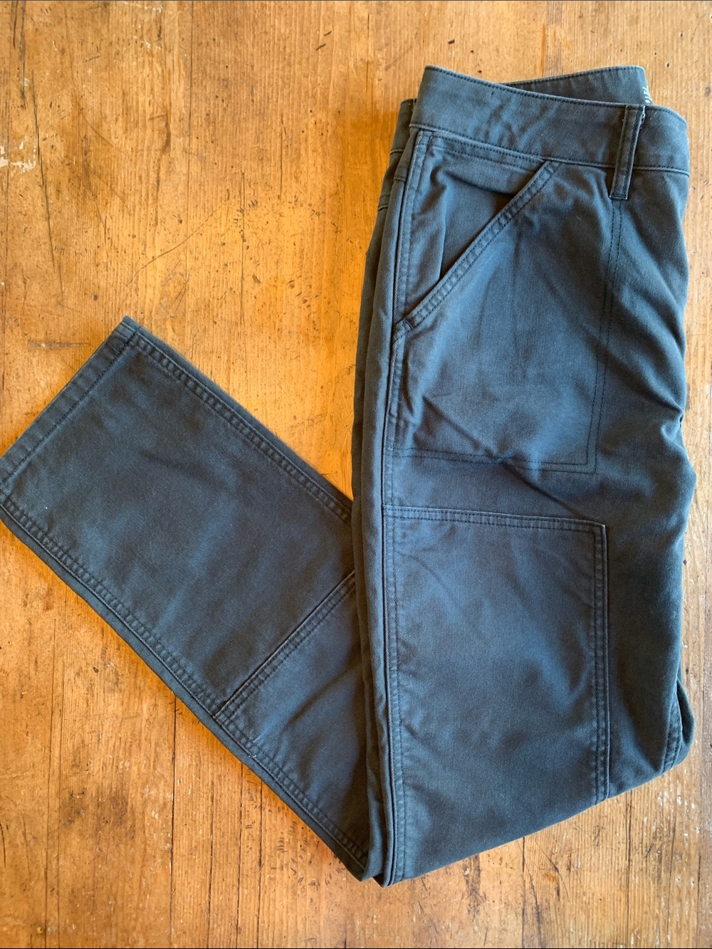 Rei Black Cargo Charcoal Gray Utility Pants - Picture 13 of 16